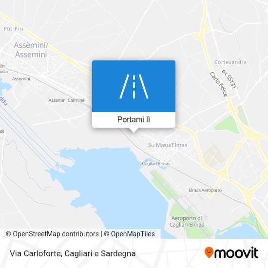 Mappa Via Carloforte