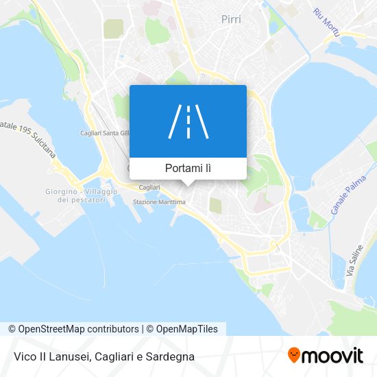 Mappa Vico II Lanusei