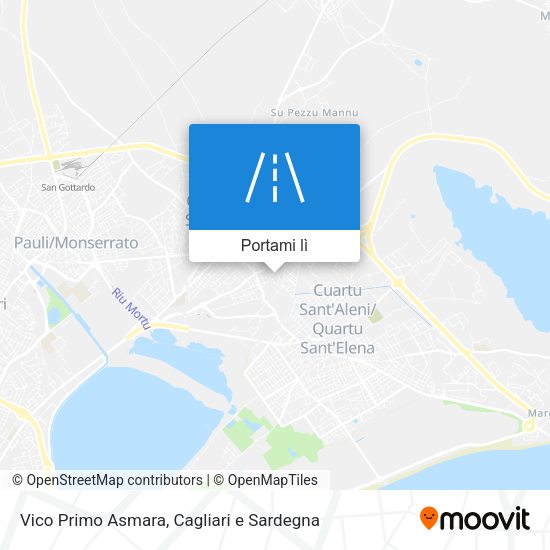 Mappa Vico Primo Asmara