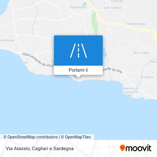 Mappa Via Alassio
