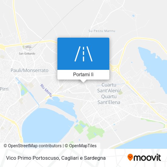 Mappa Vico Primo Portoscuso