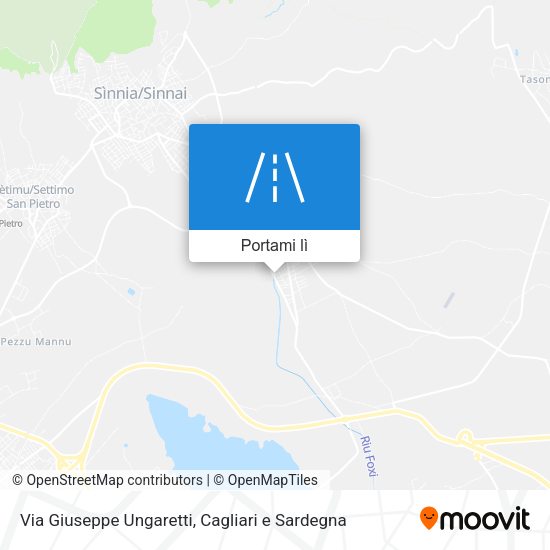 Mappa Via Giuseppe Ungaretti