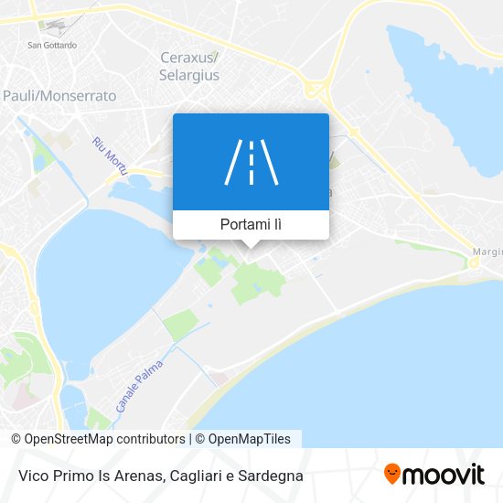 Mappa Vico Primo Is Arenas