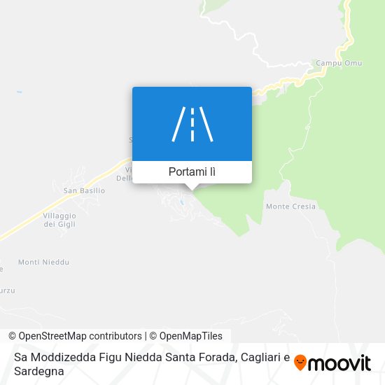 Mappa Sa Moddizedda Figu Niedda Santa Forada