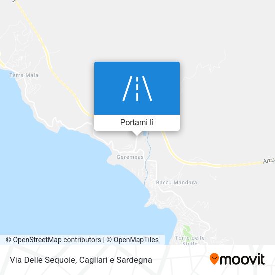 Mappa Via Delle Sequoie