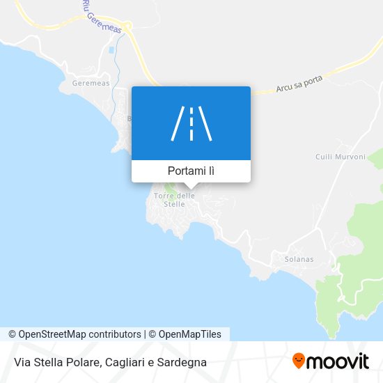 Mappa Via Stella Polare