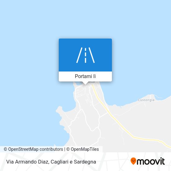 Mappa Via Armando Diaz
