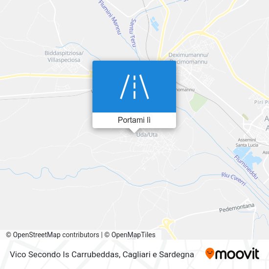 Mappa Vico Secondo Is Carrubeddas