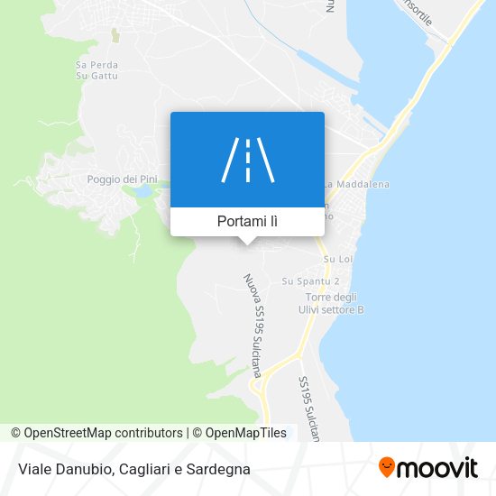 Mappa Viale Danubio