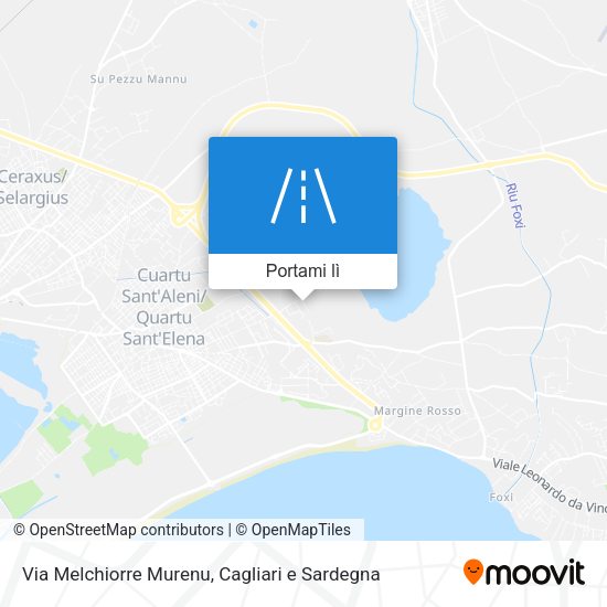 Mappa Via Melchiorre Murenu