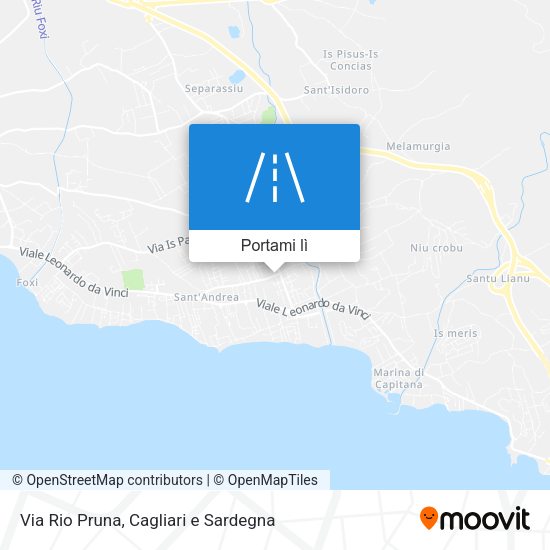 Mappa Via Rio Pruna