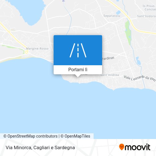 Mappa Via Minorca