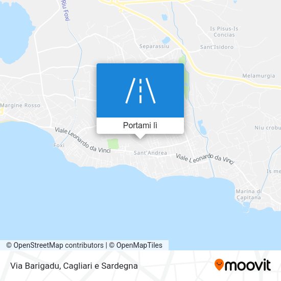 Mappa Via Barigadu
