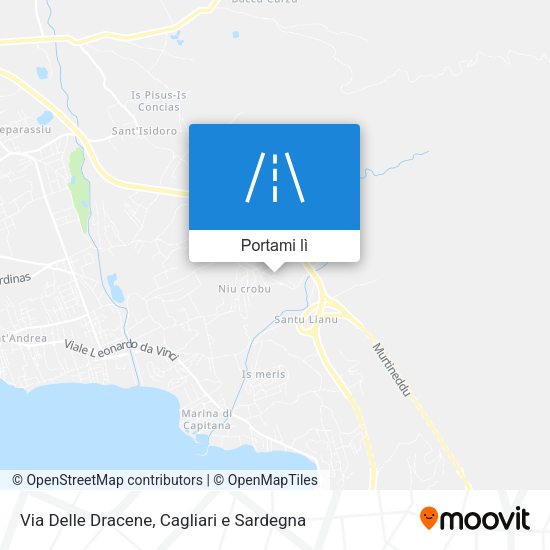 Mappa Via Delle Dracene