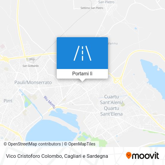 Mappa Vico Cristoforo Colombo