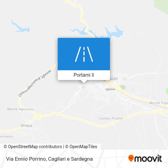 Mappa Via Ennio Porrino