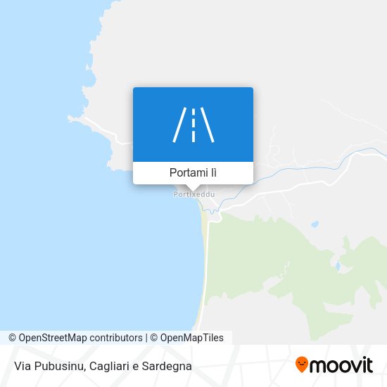 Mappa Via Pubusinu
