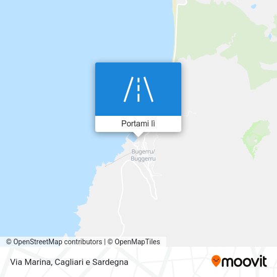 Mappa Via Marina