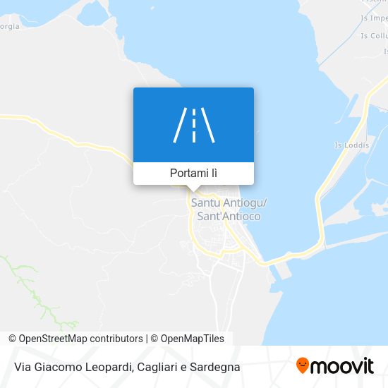 Mappa Via Giacomo Leopardi
