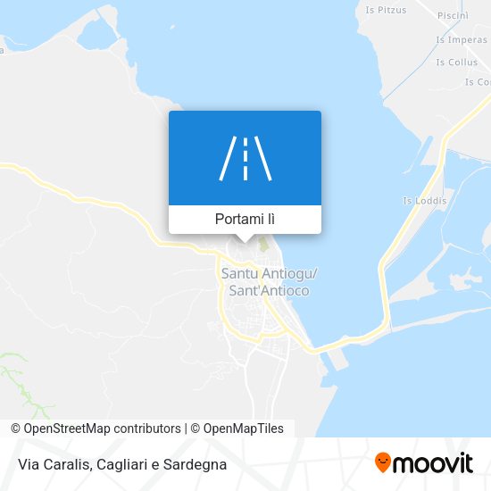 Mappa Via Caralis