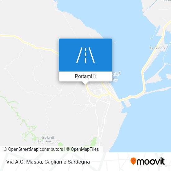 Mappa Via A.G. Massa