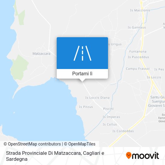 Mappa Strada Provinciale Di Matzaccara