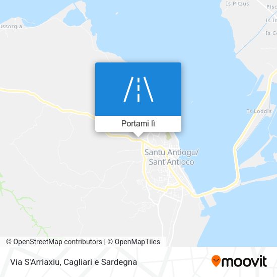 Mappa Via S'Arriaxiu