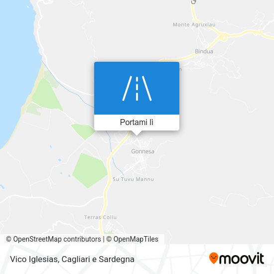 Mappa Vico Iglesias