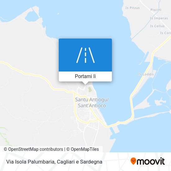Mappa Via Isola Palumbaria