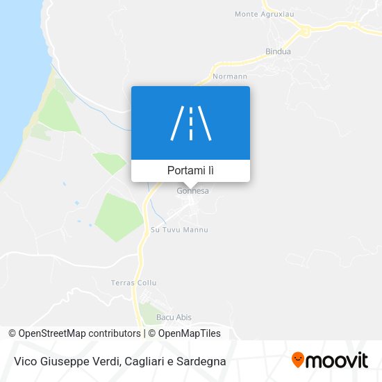 Mappa Vico Giuseppe Verdi
