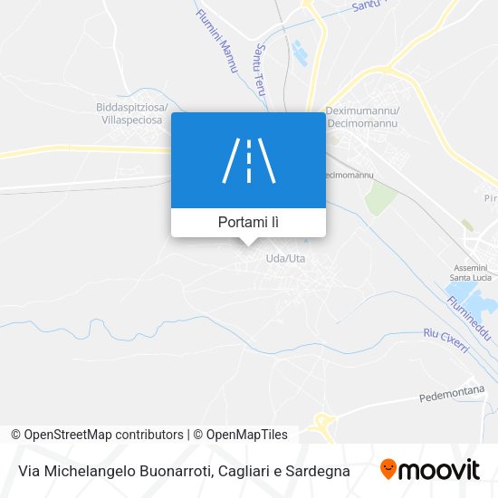 Mappa Via Michelangelo Buonarroti