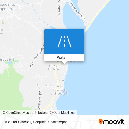 Mappa Via Dei Gladioli