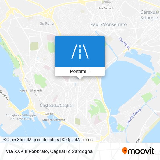 Mappa Via XXVIII Febbraio