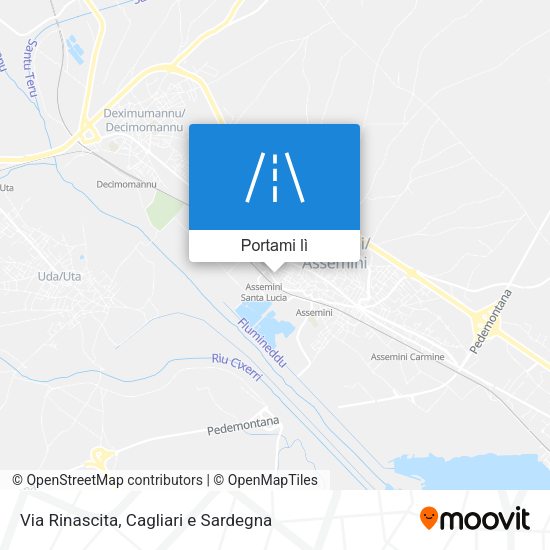 Mappa Via Rinascita