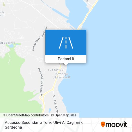 Mappa Accesso Secondario Torre Ulivi A