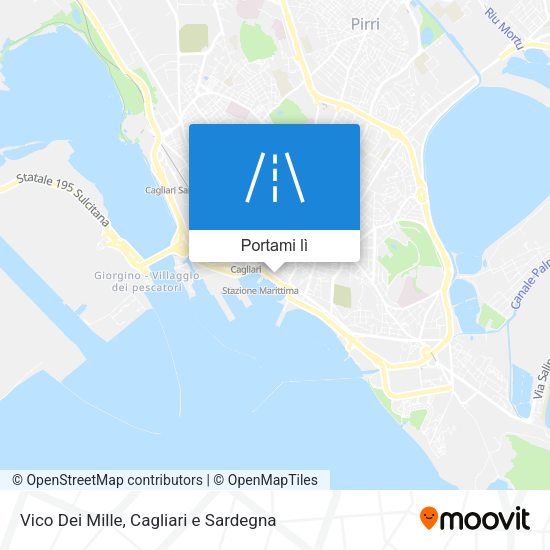 Mappa Vico Dei Mille