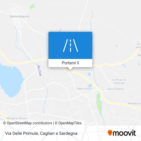 Mappa Via Delle Primule