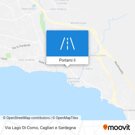 Mappa Via Lago Di Como