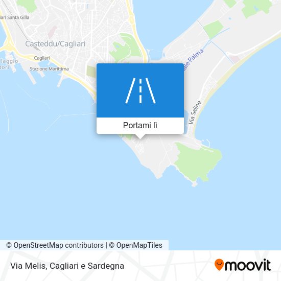 Mappa Via Melis