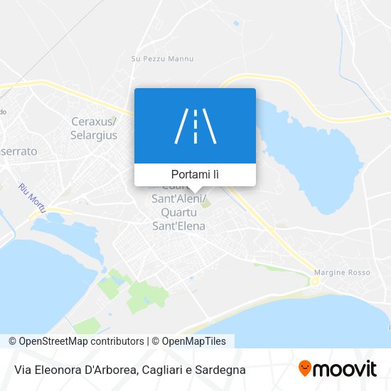 Mappa Via Eleonora D'Arborea