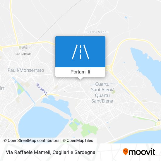 Mappa Via Raffaele Mameli