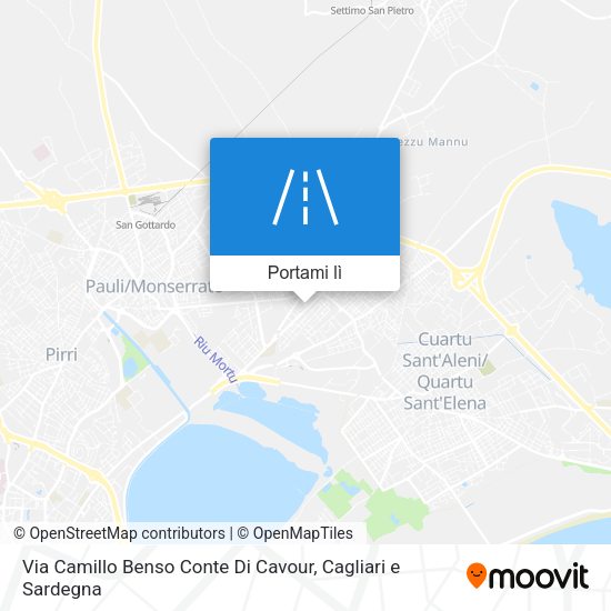 Mappa Via Camillo Benso Conte Di Cavour