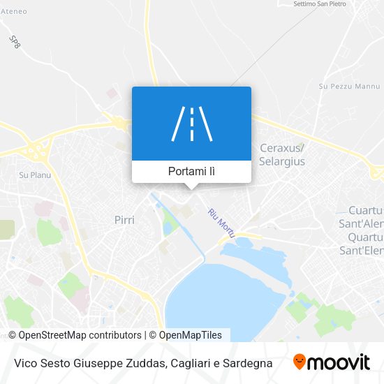 Mappa Vico Sesto Giuseppe Zuddas