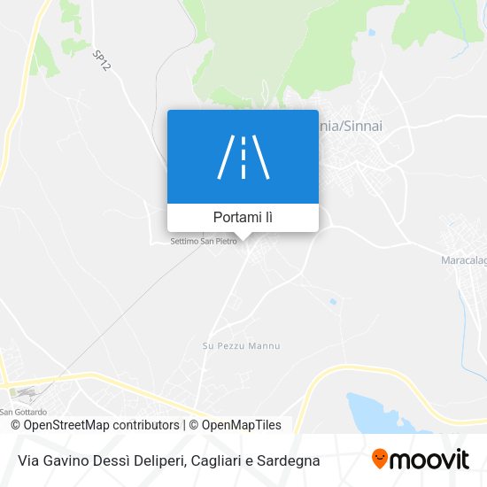 Mappa Via Gavino Dessì Deliperi