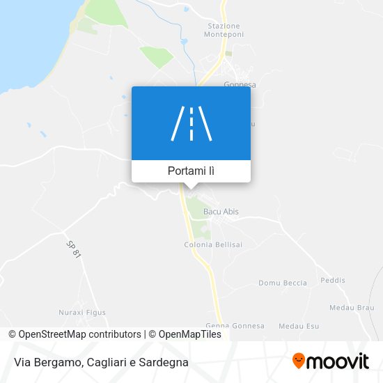 Mappa Via Bergamo