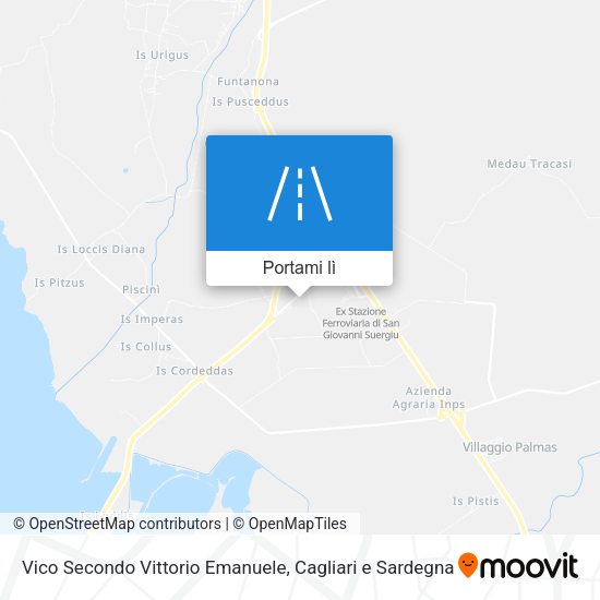 Mappa Vico Secondo Vittorio Emanuele