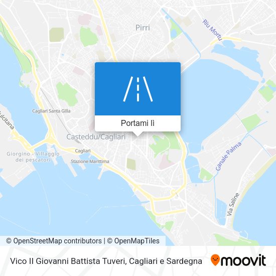 Mappa Vico II Giovanni Battista Tuveri