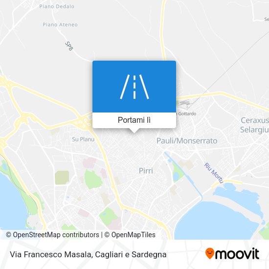 Mappa Via Francesco Masala