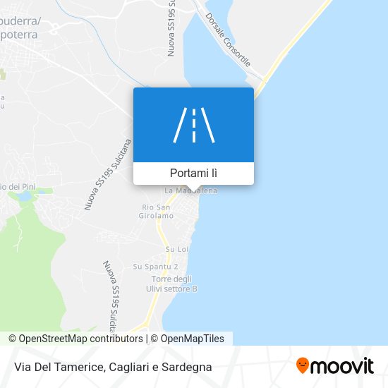 Mappa Via Del Tamerice