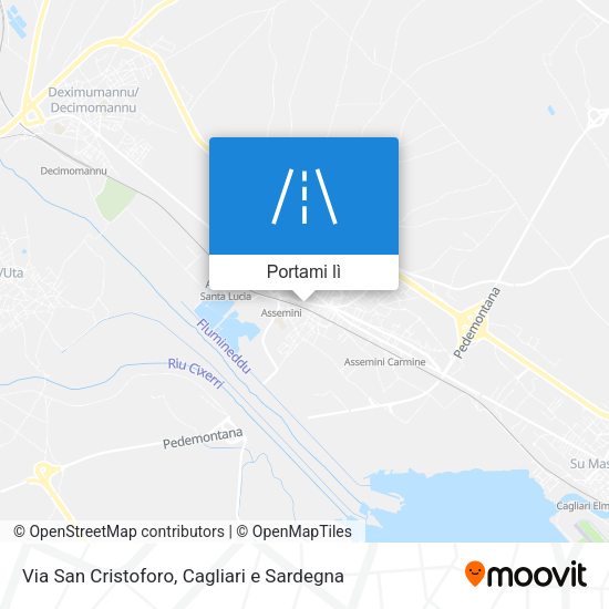 Mappa Via San Cristoforo